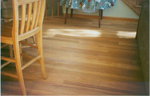 Unlike strip flooring, these red oak floors are unique, and beautiful