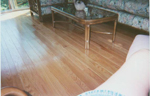 This Red Oak sitting room is a great example of the artistry of random width flooring