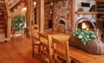 White Pine and log cabins are a perfect match - these floors were done by Timberknee!